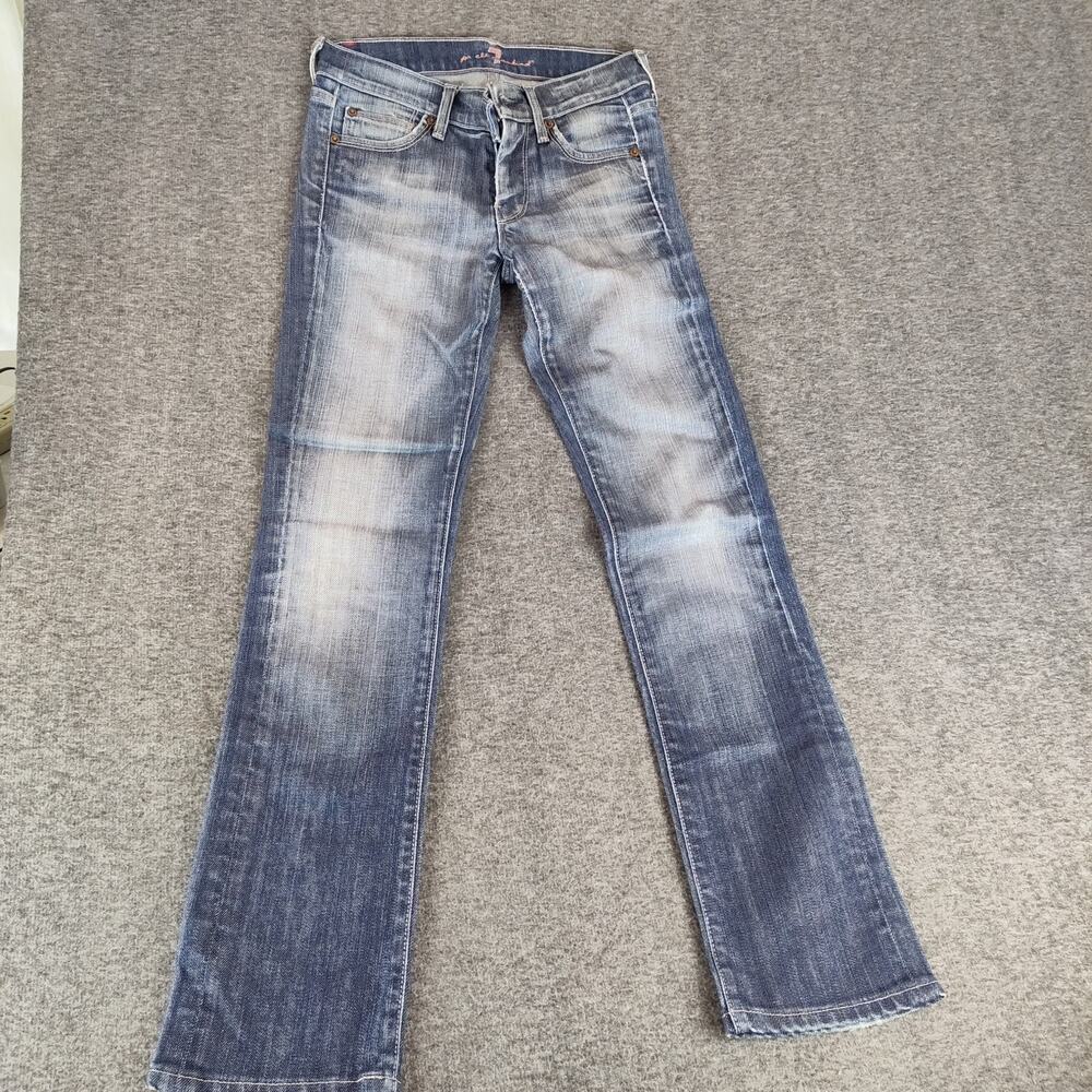 Seven For All Mankind Dark Wash Straight Leg Jeans Size 24
